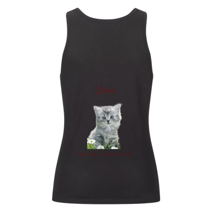 Personalisiertes Damen-Crop-Top mit Foto & Name/Hund oder Katze