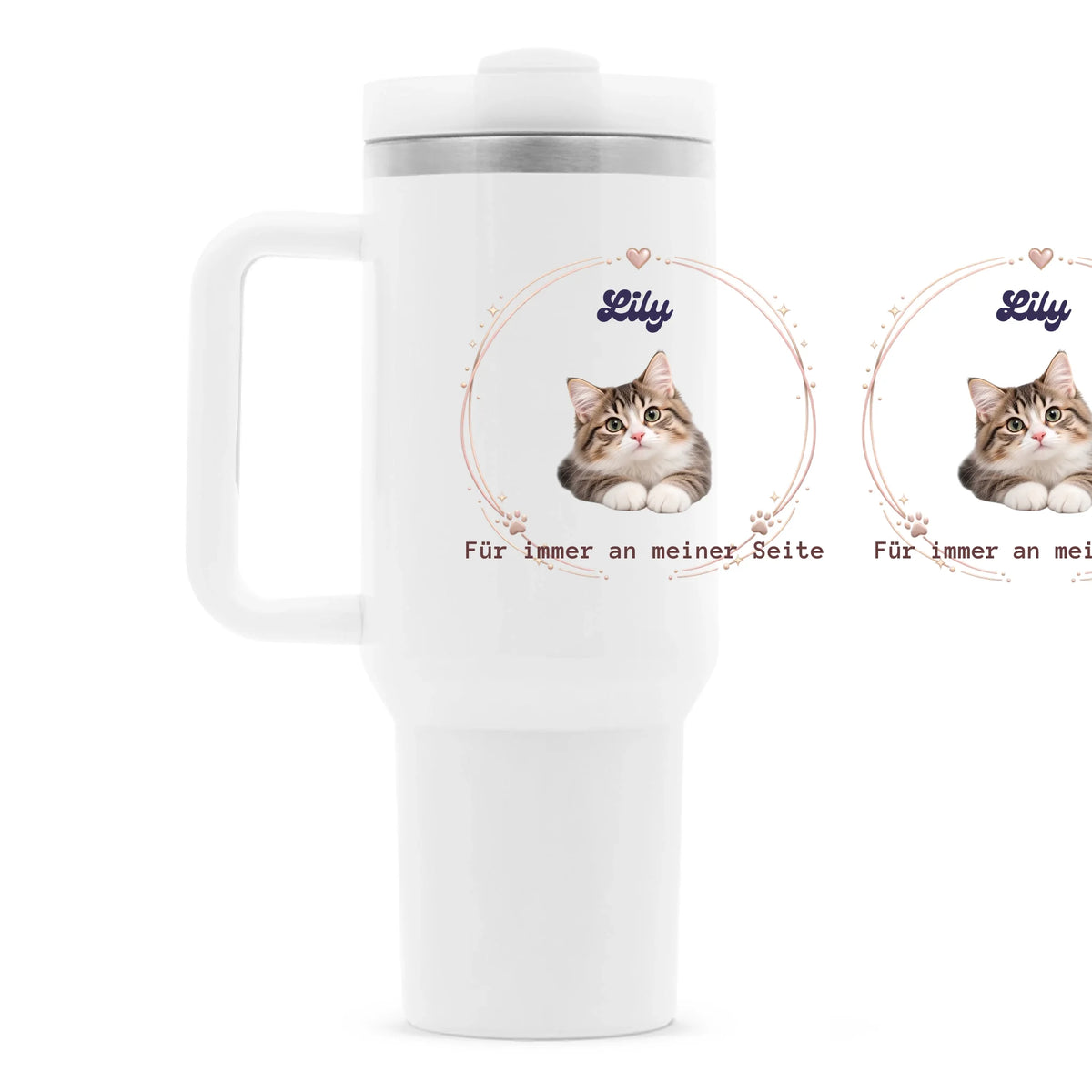 Hund & Katze -Foto Kollektion mit Name & Spruch