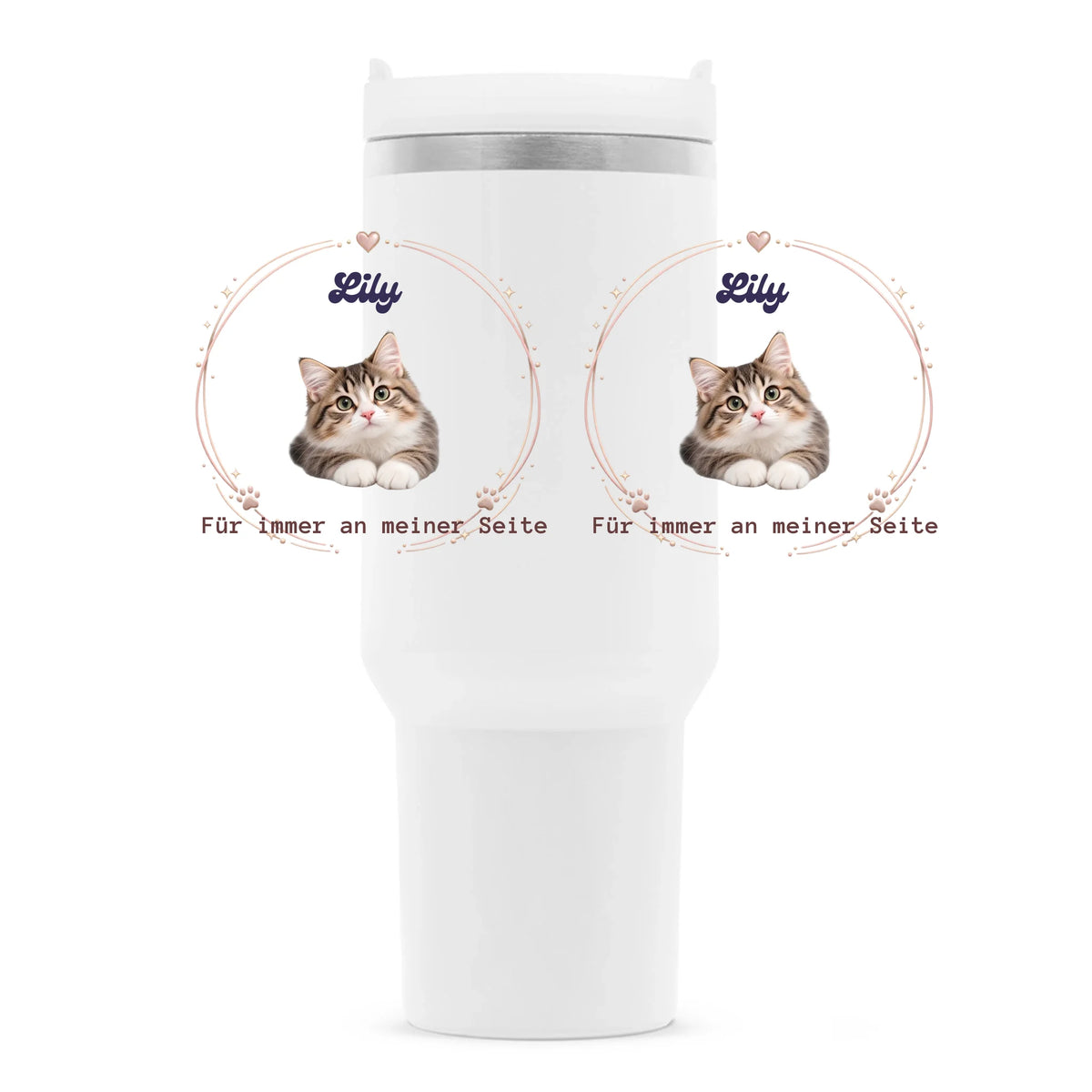 Hund & Katze -Foto Kollektion mit Name & Spruch