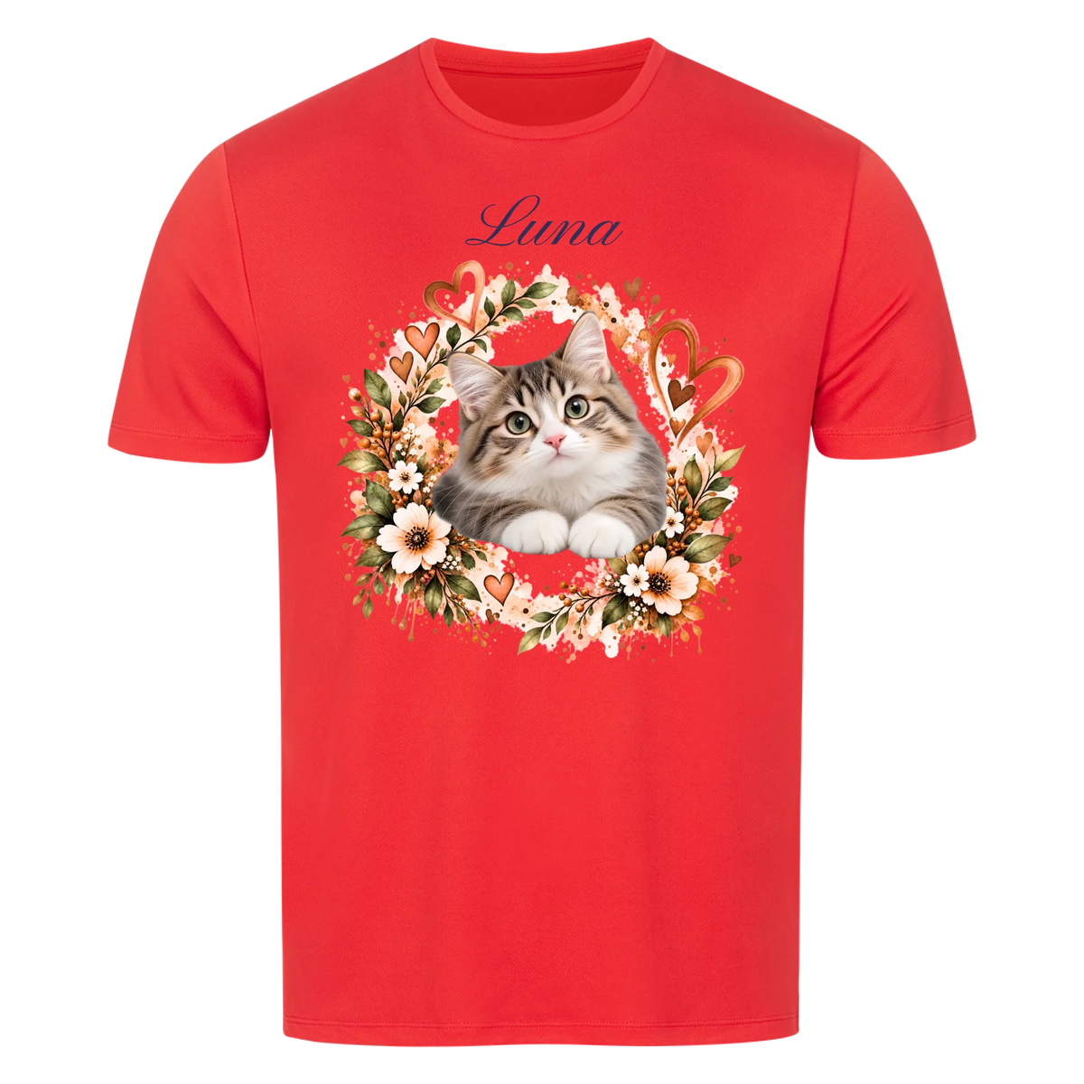 Meine Katze. Meine Familie.-Personalisiertes Oversize T-Shirt