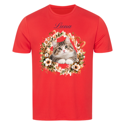 Meine Katze. Meine Familie.-Personalisiertes Oversize T-Shirt