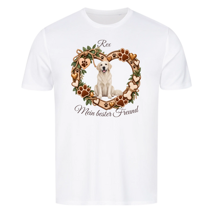 Personalisiertes Hunde-T-Shirt mit Foto & Name