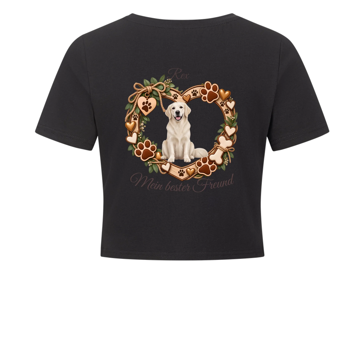 Personalisiertes Hunde-T-Shirt mit Foto & Name