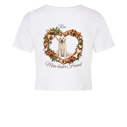Personalisiertes Hunde-T-Shirt mit Foto & Name