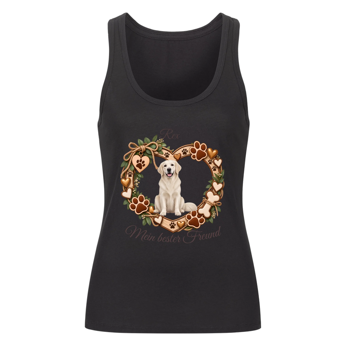 Personalisiertes Hunde-T-Shirt mit Foto & Name