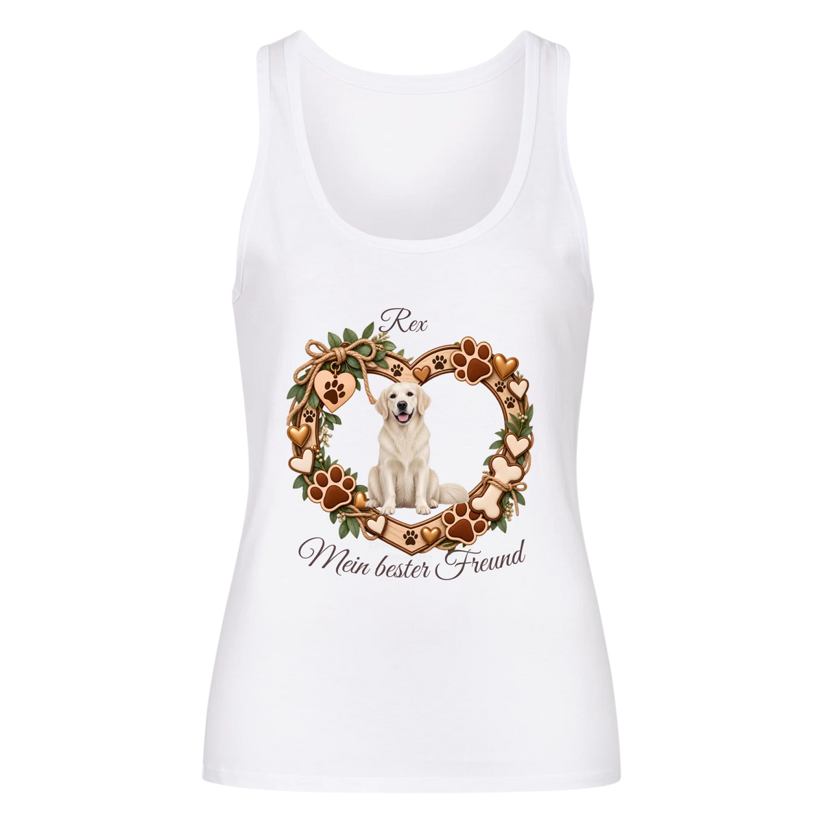 Personalisiertes Hunde-T-Shirt mit Foto & Name