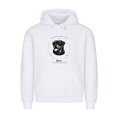 Personalisierter Dog Mom Hoodie mit Hundename
