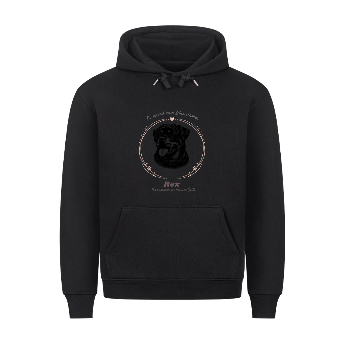 Personalisierter Dog Mom Hoodie mit Hundename