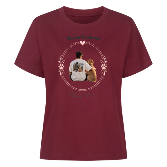 Personalisiertes T-Shirt mit deinem Foto, Wunschtext & Vierbeiner