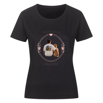 Personalisiertes T-Shirt mit deinem Foto, Wunschtext & Vierbeiner