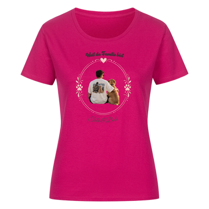 Personalisiertes T-Shirt mit deinem Foto, Wunschtext & Vierbeiner