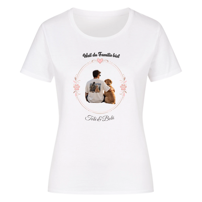 Personalisiertes T-Shirt mit deinem Foto, Wunschtext & Vierbeiner