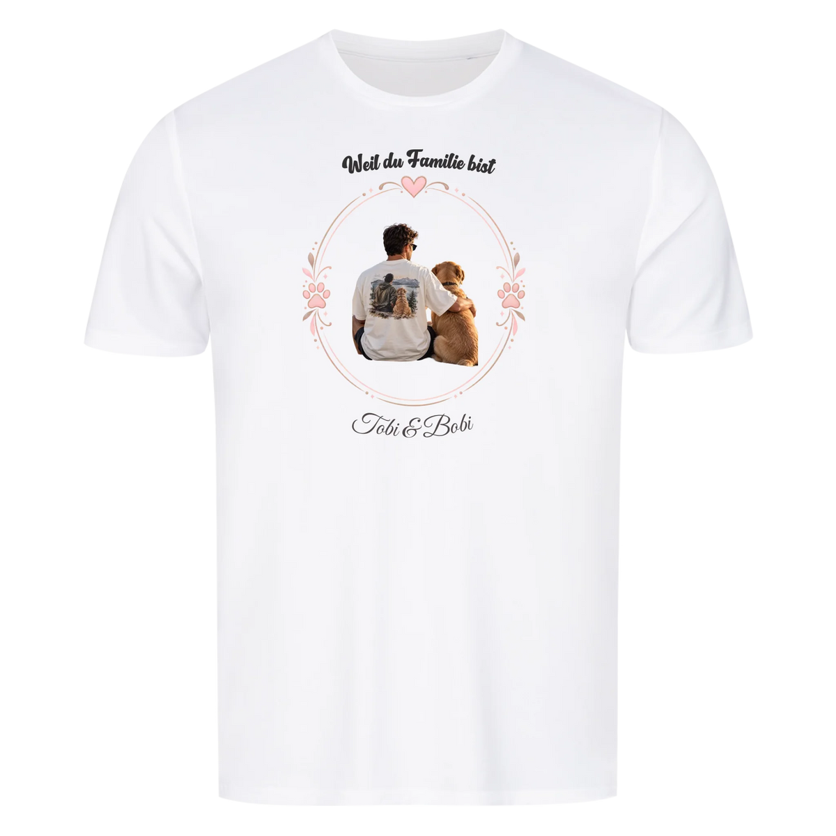 Personalisiertes T-Shirt mit eigenem  Foto & Text/ Geschenk Idee
