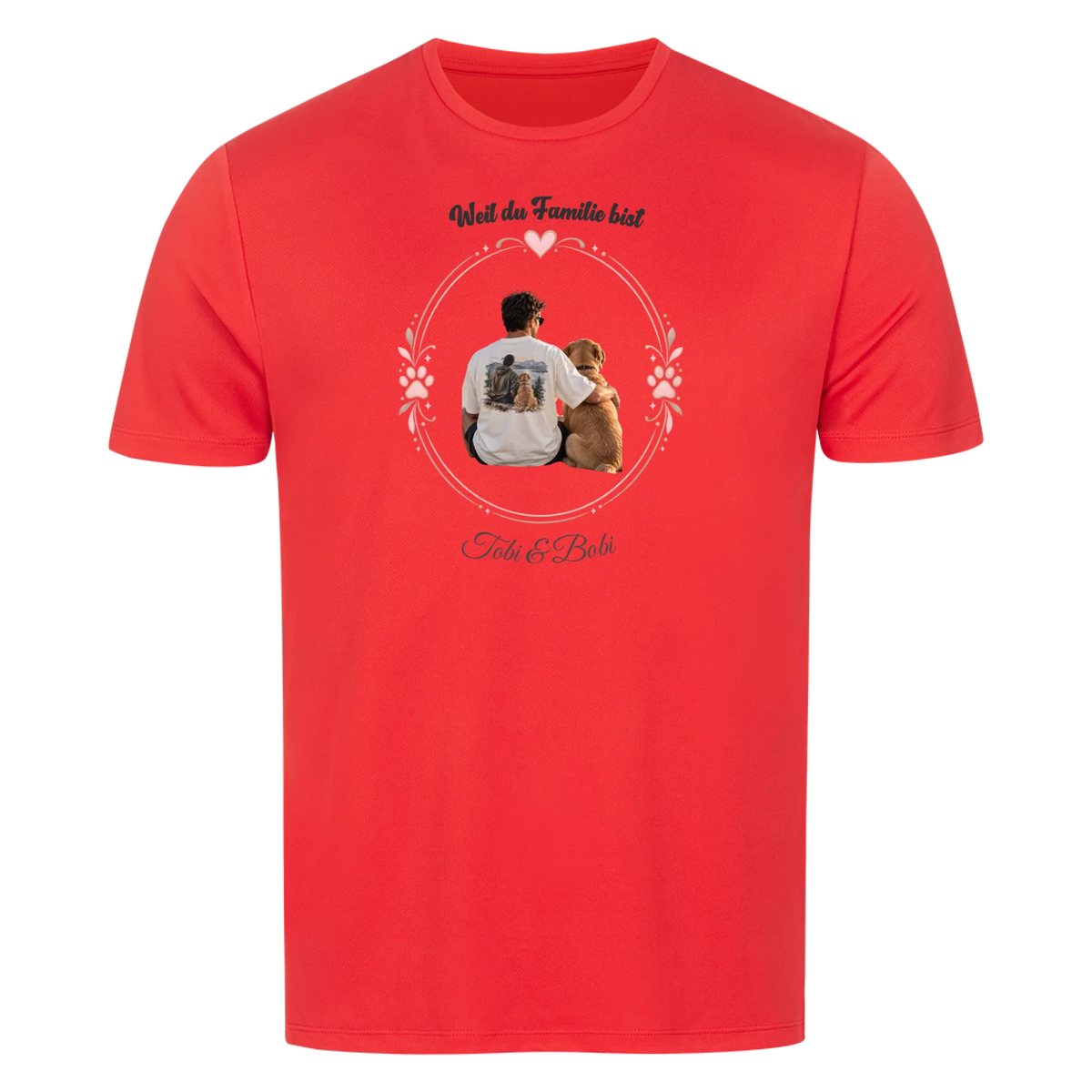 Personalisiertes T-Shirt mit eigenem  Foto & Text/ Geschenk Idee