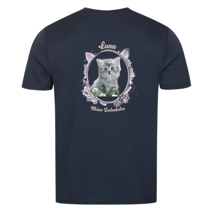 Personalisiertes Katzen-T-Shirt mit Name, Wunschtext & deinem Lieblingsmotiv