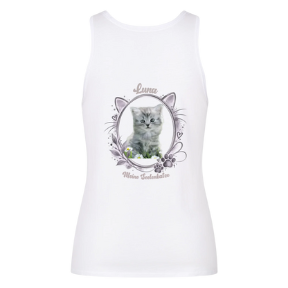 Personalisiertes Katzen-T-Shirt mit Name, Wunschtext & deinem Lieblingsmotiv