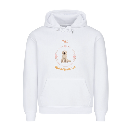 Personalisierter Oversized Hoodie-Foto deines Vierbeiners im Mittelpunkt