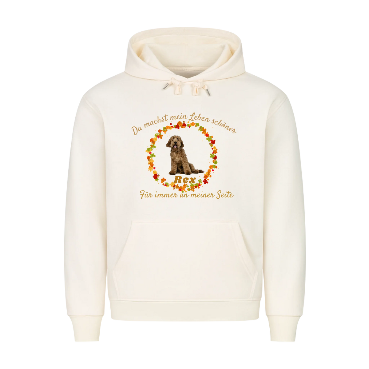 Personalisierter Dog Mom Hoodie mit Hundename