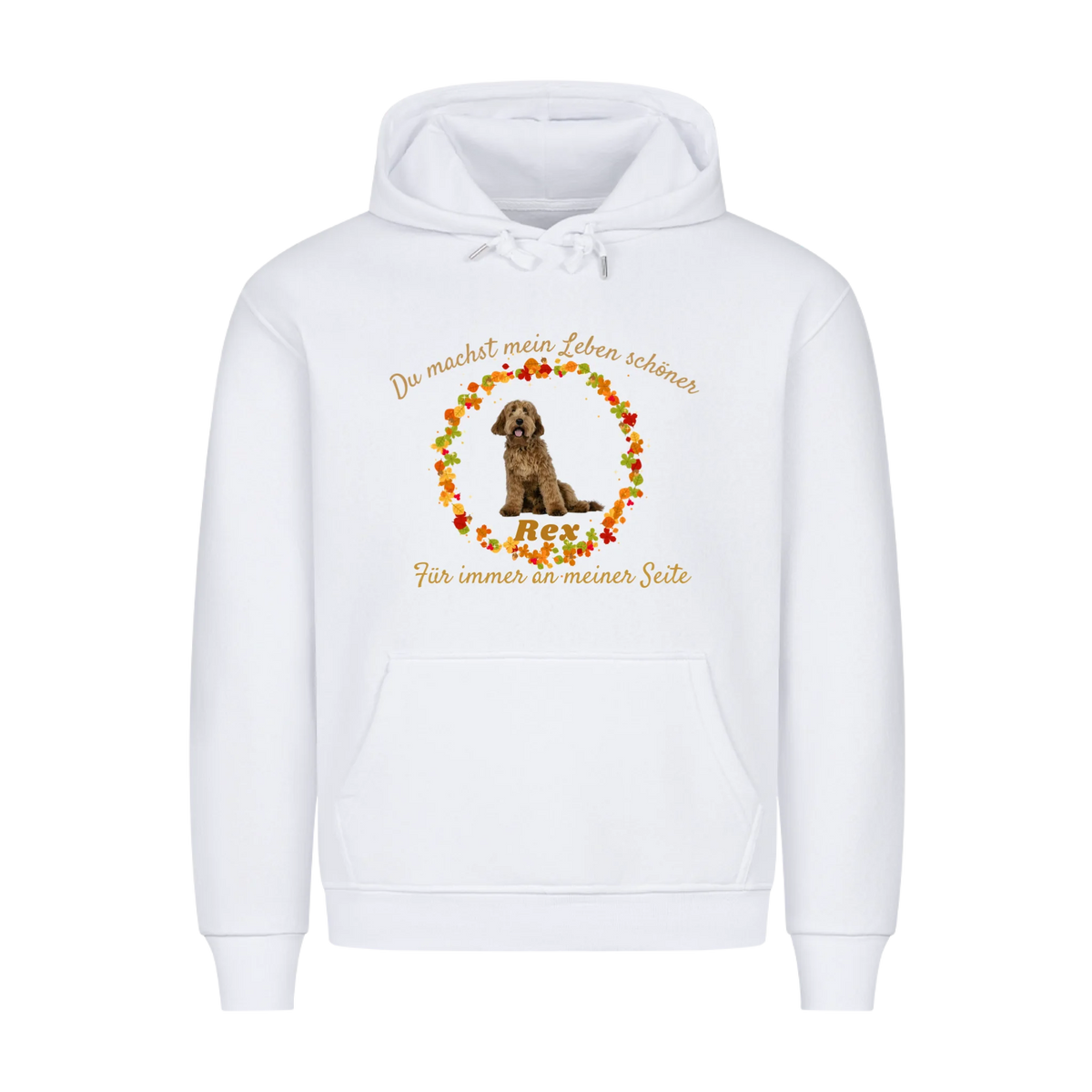 Personalisierter Dog Mom Hoodie mit Hundename