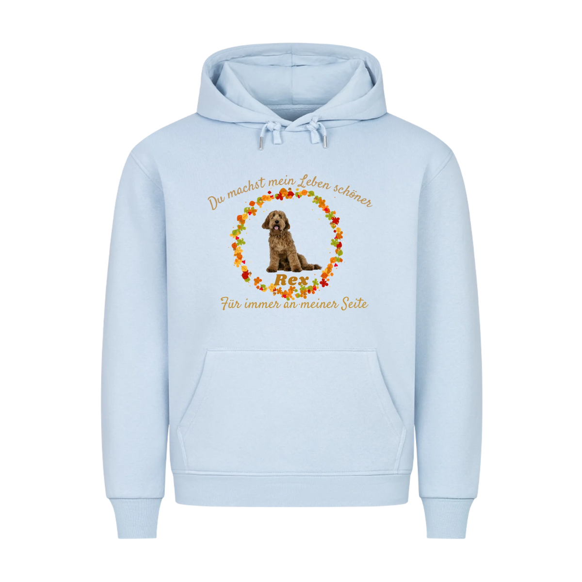 Personalisierter Dog Mom Hoodie mit Hundename
