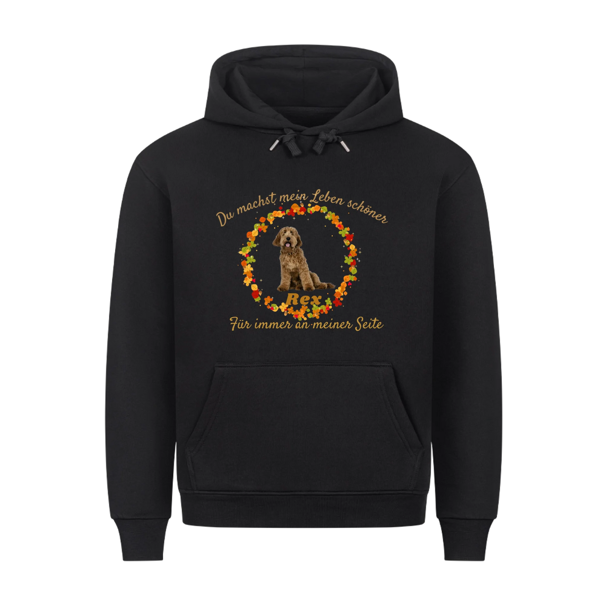 Personalisierter Dog Mom Hoodie mit Hundename