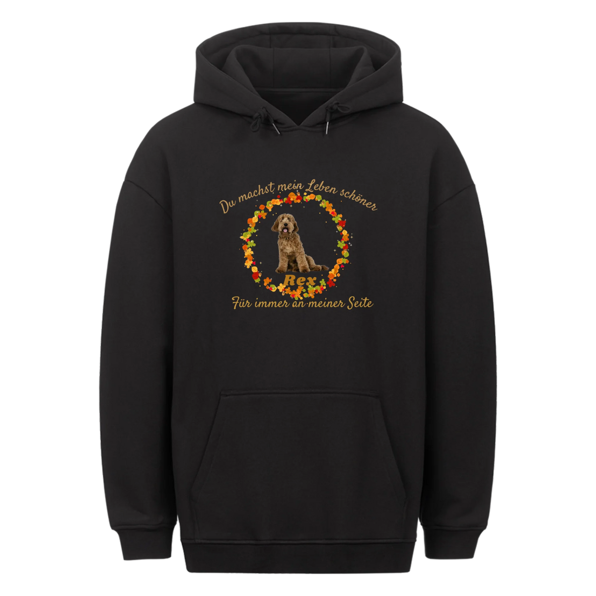 Personalisierter Dog Mom Hoodie mit Hundename